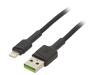 GREEN CELL Kabel USB 2.0 vidlice Apple Lightning,USB A vidlice 2m černá