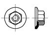 BOSSARD Matice s límcem šestihranná M10 ocel Povlak: zinek 17mm