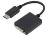 GEMBIRD Adaptér DisplayPort 1.2 0,1m Barva: černá Řada výr: Cablexpert