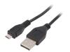 GEMBIRD Kabel USB 2.0 USB A vidlice,USB B micro vidlice zlacený 0,5m
