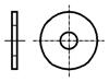 BOSSARD Podložka kulatá M3 D=3,2mm h=0,8mm ocel Povlak: zinek