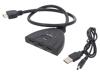 LOGILINK Switch HDCP 1.4,HDMI 1.4 0,5m Barva: černá Výv: HDMI vidlice