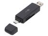 GOOBAY Čtečka karet: externí USB A,USB C USB 3.0 Komunikace: USB