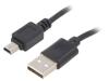 AKYGA Kabel: USB-USB USB A vidlice,USB B mini vidlice 1m V: USB 2.0