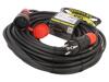 KEL Prodlužovací síťový kabel Zásuvky: 1 guma černá 3x2,5mm2 30m