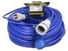 KEL Prodlužovací síťový kabel Zásuvky: 1 PUR modrá 3x2,5mm2 50m