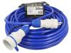 KEL Prodlužovací síťový kabel Zásuvky: 1 PUR modrá 3x2,5mm2 30m