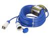 KEL Prodlužovací síťový kabel Zásuvky: 1 PUR modrá 3x1,5mm2 30m