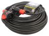 KEL Prodlužovací síťový kabel Zásuvky: 1 guma černá 3x2,5mm2 40m