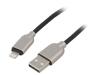 GEMBIRD Kabel USB 2.0 vidlice Apple Lightning,USB A vidlice 1m černá