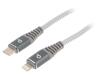 GEMBIRD Kabel USB 2.0 vidlice Apple Lightning,USB C vidlice 1m