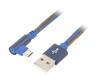 GEMBIRD Kabel USB 2.0 USB A vidlice,USB B micro zástrčka (úhlová)
