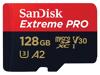 SANDISK Paměťová karta Extreme Pro,Specifikace A2 microSDXC 128GB