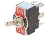 SWITCH COMPONENTS Přepínač: páčkový pol: 3 DPDT ON-OFF-ON 20A/12VDC 0÷55C 50mΩ