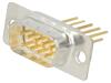 DELTRON AG D-Sub PIN: 9 zásuvka vidlice na PCB úhlový THT Povrch: zlacený
