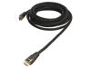 VCOM Kabel HDMI 1.4 HDMI vidlice,z obou stran polyamid 5m černá
