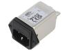 SCHAFFNER Konektor: napájecí AC zásuvka vidlice 1A 250VAC -25÷85C 1MΩ
