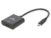 GEMBIRD Adapter HDMI 1.4,USB 3.1 HDMI socket,USB C plug 0.15m black