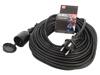 KEL Prodlužovací síťový kabel Zásuvky: 1 guma černá 3x1mm2 30m