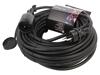 KEL Prodlužovací síťový kabel Zásuvky: 1 guma černá 3x2,5mm2 25m