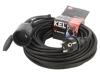 KEL Prodlužovací síťový kabel Zásuvky: 1 guma černá 3x1mm2 20m