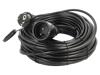 KEL Prodlužovací síťový kabel Zásuvky: 1 PVC černá 3x1mm2 30m 10A
