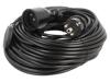 KEL Prodlužovací síťový kabel Zásuvky: 1 PVC černá 3x1mm2 25m 10A