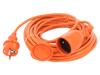 KEL Prodlužovací síťový kabel Zásuvky: 1 PVC oranžová 3x1mm2 10m