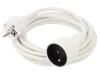 KEL Prodlužovací síťový kabel Zásuvky: 1 PVC bílá 3x1,5mm2 5m 16A