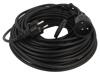 KEL Prodlužovací síťový kabel Zásuvky: 1 PVC černá 3x1,5mm2 30m