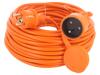KEL Prodlužovací síťový kabel Zásuvky: 1 PVC oranžová 3x1mm2 25m