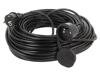 KEL Prodlužovací síťový kabel Zásuvky: 1 PVC černá 3x1mm2 40m 10A