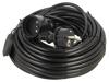 KEL Prodlužovací síťový kabel Zásuvky: 1 PVC černá 3x1,5mm2 20m