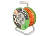KEL Prodlužovací síťový kabel bubnový Zásuvky: 4 PVC oranžová