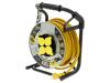 KEL Prodlužovací síťový kabel Zásuvky: 4 guma žlutá 3x2,5mm2 40m