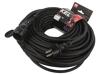 KEL Prodlužovací síťový kabel Zásuvky: 1 guma černá 3x2,5mm2 40m