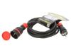KEL Prodlužovací síťový kabel Zásuvky: 1 guma černá 3x2,5mm2 5m