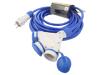 KEL Prodlužovací síťový kabel Zásuvky: 3 guma černá 3x2,5mm2 25m