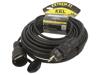 KEL Prodlužovací síťový kabel Zásuvky: 1 guma černá 3x1,5mm2 25m