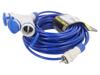 KEL Prodlužovací síťový kabel Zásuvky: 3 guma černá 3x2,5mm2 25m