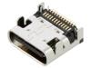 MOLEX Zásuvka USB C na PCB SMT PIN: 24 vodorovné USB 3.1 5A role