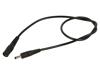 WEST POL Cable DC 5,5/2,1 socket,DC 4,0/1,7 plug straight 0.5mm2 0.5m