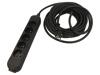 JONEX Prodlužovací síťový kabel Zásuvky: 5 guma černá 3x2,5mm2 3m