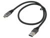 ART Kabel USB 3.1 USB A vidlice,USB C vidlice 0,5m černo-šedá