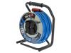 KERG Prodlužovací síťový kabel bubnový Zásuvky: 4 PUR modrá 50m