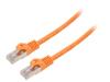 GEMBIRD Patch cord S/FTP 6a drát Cu LSZH oranžová 10m 27AWG