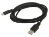 ART Kabel USB 2.0 USB A vidlice,USB C vidlice 2m černá Žíla: Cu