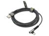 GOOBAY Kabel USB 2.0 USB A vidlice,USB C úhlová zástrčka 2m 480Mbps
