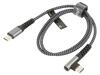 GOOBAY Kabel USB 2.0 USB C vidlice,USB C úhlová zástrčka 0,5m
