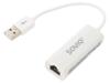 SAVIO Adaptér USB na Fast Ethernet USB 2.0 PnP bilá